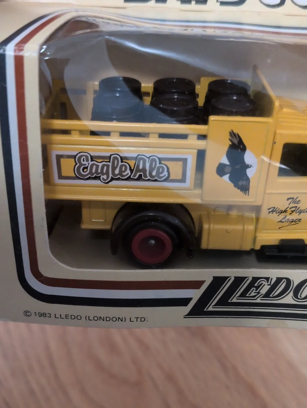 Vintage 1983 Lledo Day Gone Eagle Ale Truck